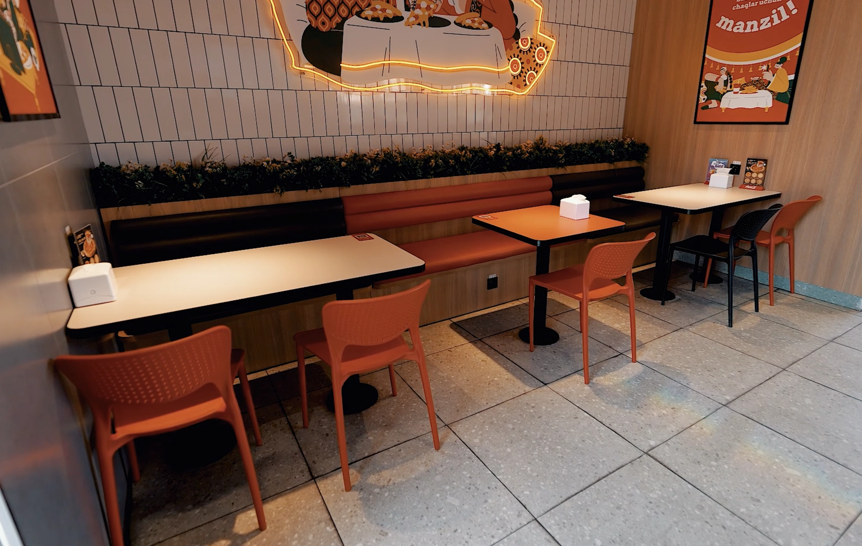 Bellissimo Pizza – Tashkent City filiali loyihasi