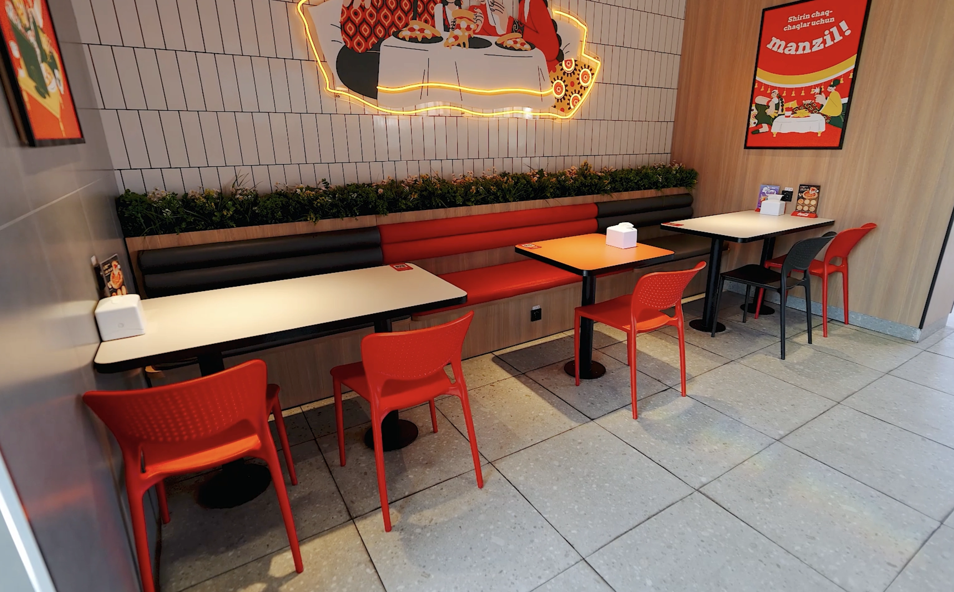 Bellissimo Pizza – Tashkent City filiali loyihasi
