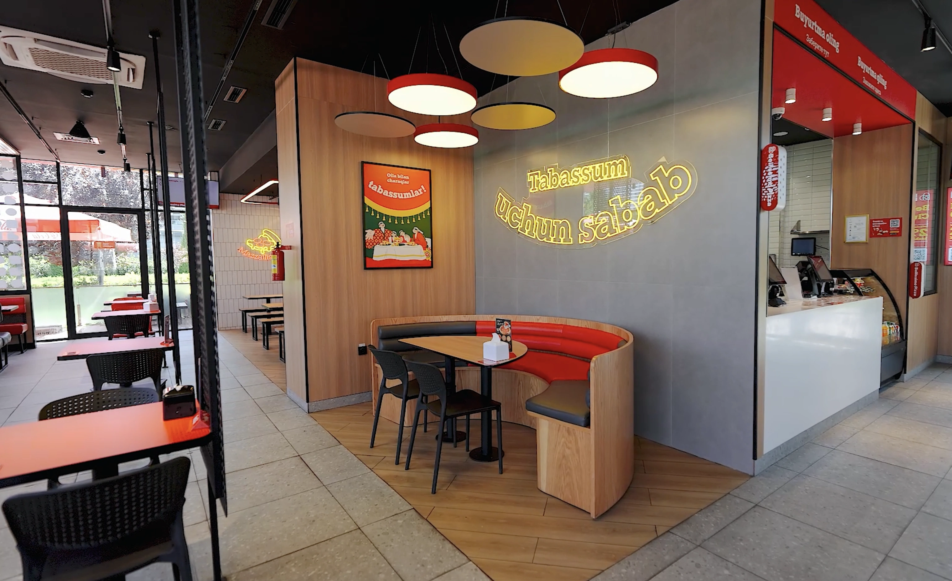 Bellissimo Pizza – Tashkent City filiali loyihasi